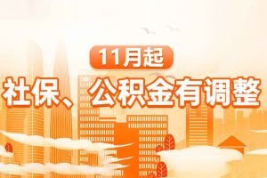 开云（中国） | 11月起，社保、公积金有调整